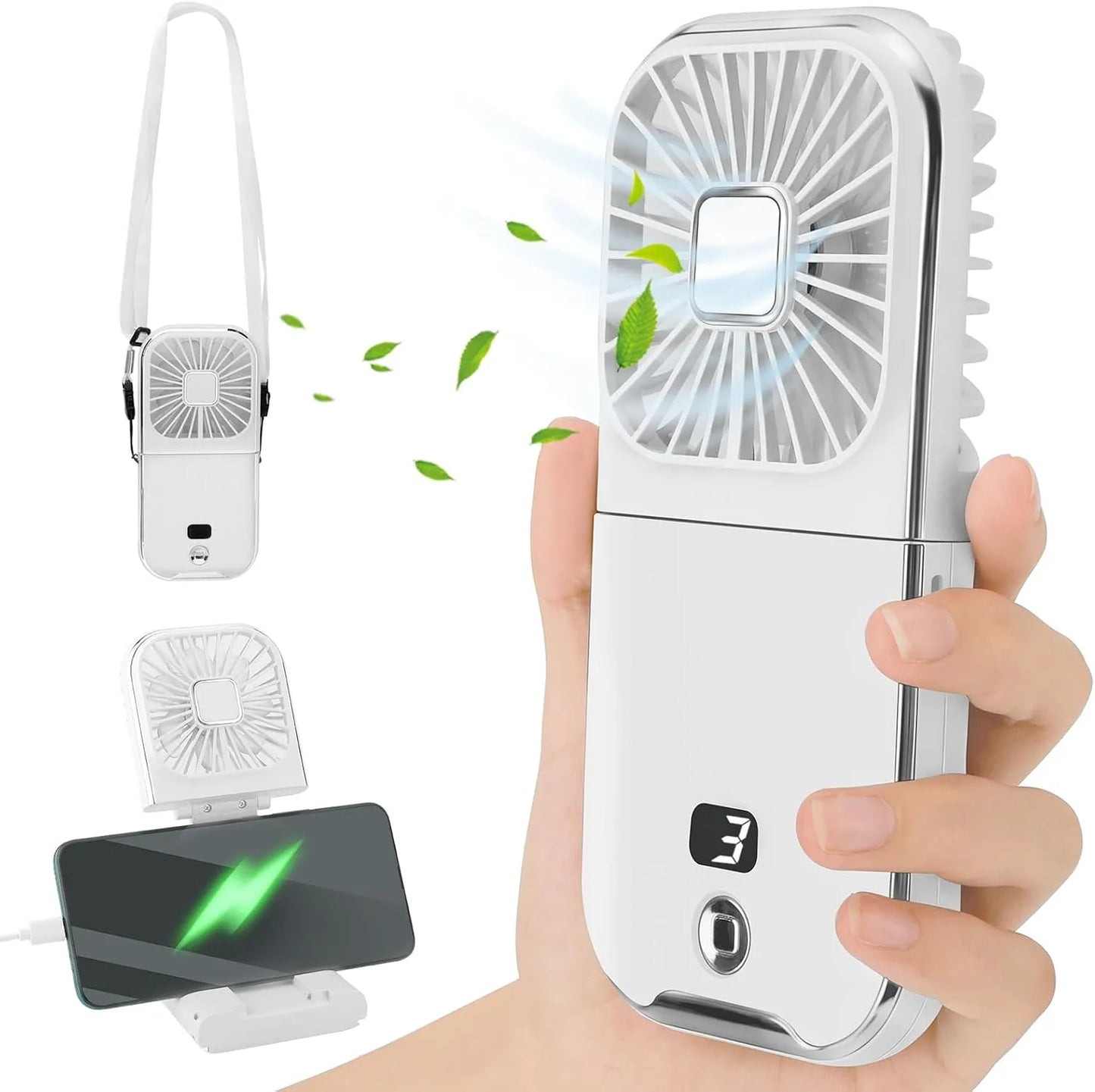 Ventilateur Portable Sans Fil – Fraîcheur Instantanée